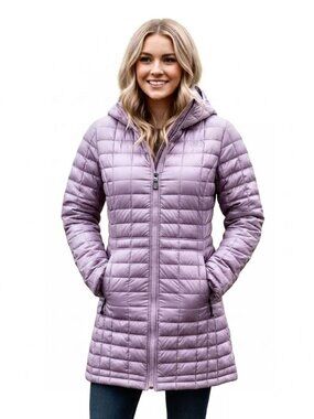 The North Face ThermoBall Eco Full Length Parka, Mauve, Women's Size XS NWOT